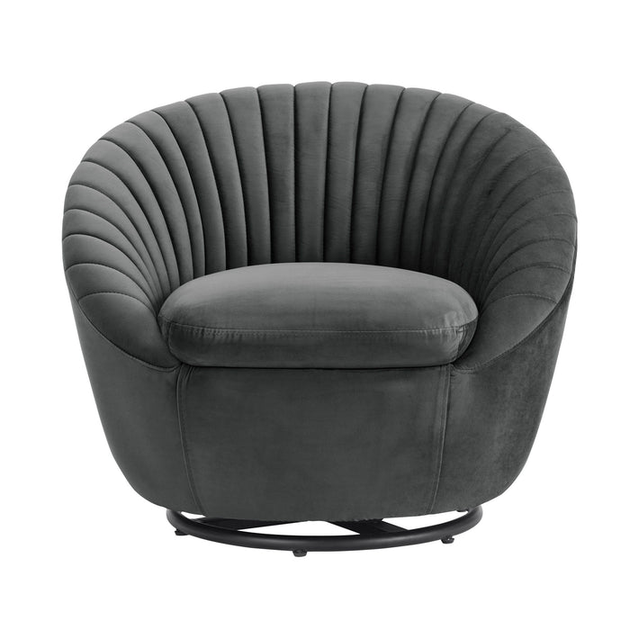 Bella - Velvet Swivel Accent Chair