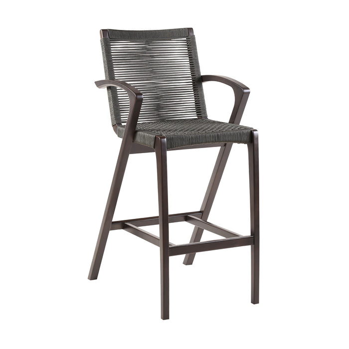 Brielle - Outdoor Rope Counter And Bar Height Stool