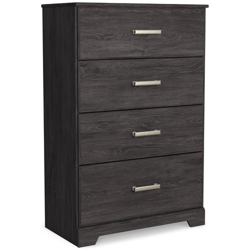 Belachime - Black - Four Drawer Chest Sacramento Furniture Store Furniture store in Sacramento