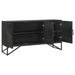 Riddell - 3-Door Accent Cabinet - Black Sacramento Furniture Store Furniture store in Sacramento