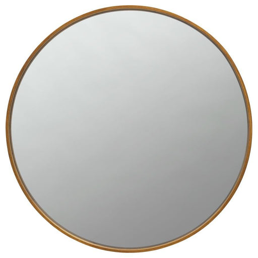 O'Malley - Round Mirror Brass - Gold Sacramento Furniture Store Furniture store in Sacramento