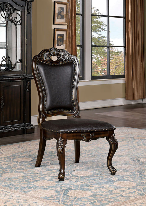 Lombardy - Side Chair (Set of 2) - Walnut / Dark Brown Sacramento Furniture Store Furniture store in Sacramento