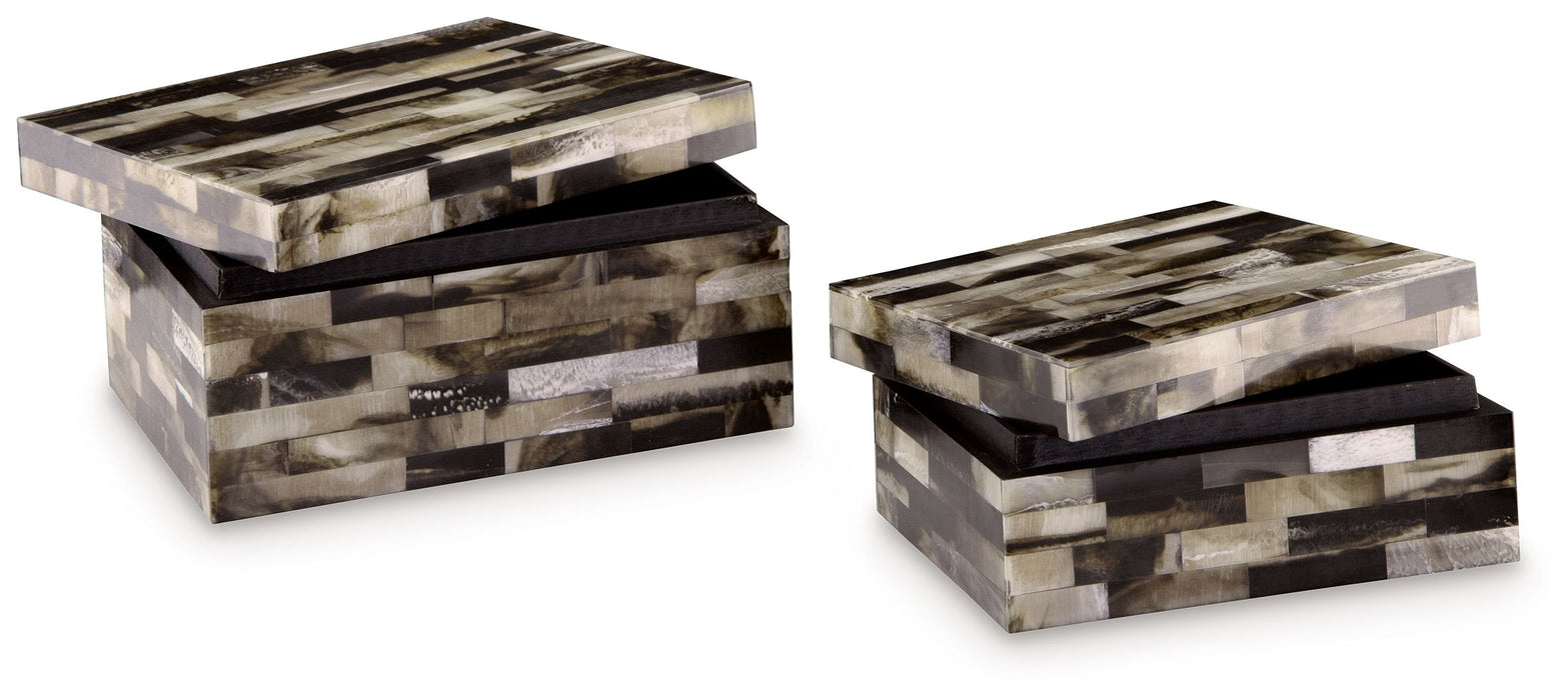 Ellford - Black / Brown / Cream - Box Set (Set of 2) Sacramento Furniture Store Furniture store in Sacramento