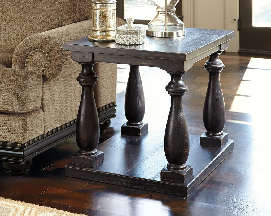 Mallacar - Black - Rectangular End Table Sacramento Furniture Store Furniture store in Sacramento