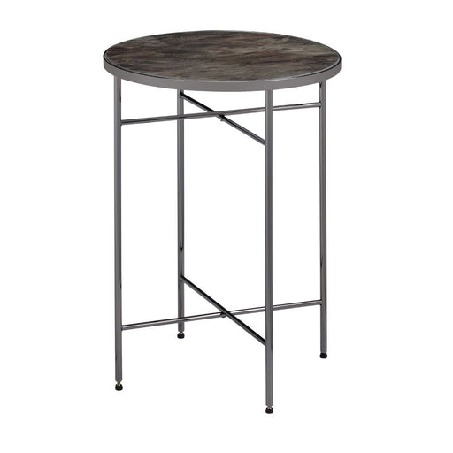 Bage - Accent Table - Glass & Black Nickel Sacramento Furniture Store Furniture store in Sacramento
