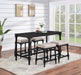 Martina - 5 Piece Rectangular Spindle Leg Counter Height Dining Set - Oatmeal And Black Sacramento Furniture Store Furniture store in Sacramento