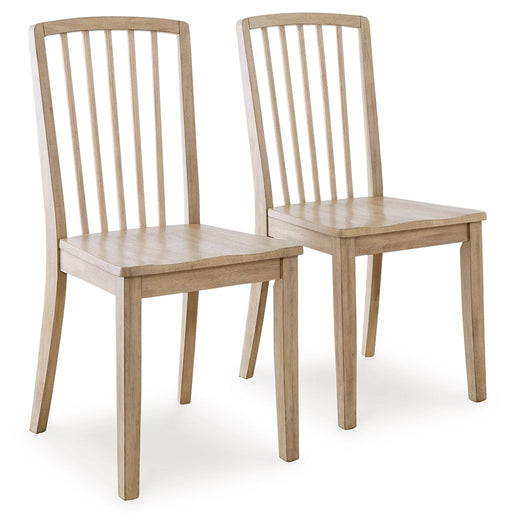 Gleanville - Light Brown - Dining Room Side Chair (Set of 2) Sacramento Furniture Store Furniture store in Sacramento