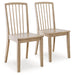 Gleanville - Light Brown - Dining Room Side Chair (Set of 2) Sacramento Furniture Store Furniture store in Sacramento