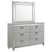 Veronica - 6-Drawer Bedroom Dresser - Light Silver Sacramento Furniture Store Furniture store in Sacramento