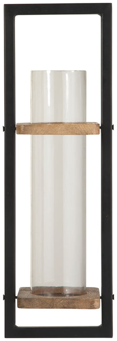 Colburn - Natural / Black - Wall Sconce Sacramento Furniture Store Furniture store in Sacramento