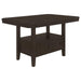 Prentiss - Rectangular Counter Height Table With Butterfly Leaf - Cappuccino Sacramento Furniture Store Furniture store in Sacramento