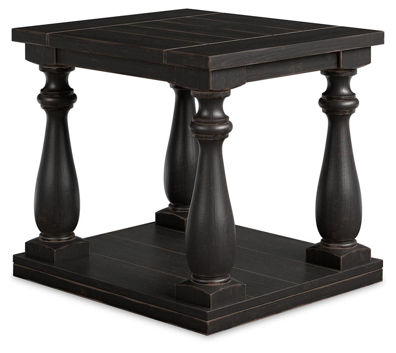 Mallacar - Black - Rectangular End Table Sacramento Furniture Store Furniture store in Sacramento