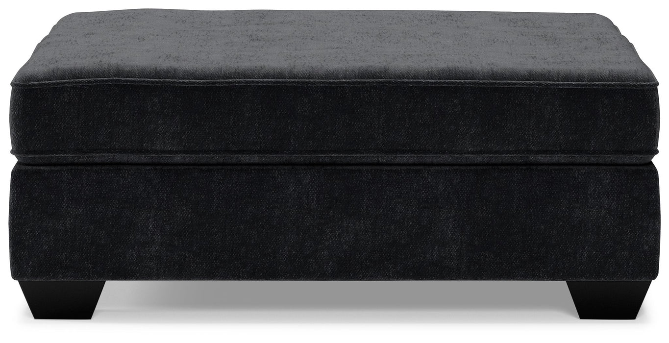 Lavernett - Charcoal - Oversized Accent Ottoman Sacramento Furniture Store Furniture store in Sacramento