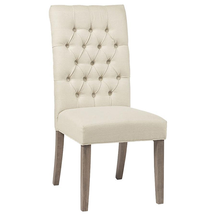 Douglas - Tufted Back Dining Chairs (Set of 2) - Vineyard Oak Sacramento Furniture Store Furniture store in Sacramento