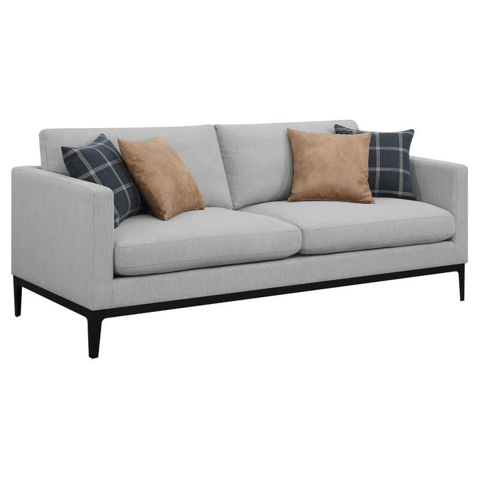 Apperson - Cushioned Back Sofa - Light Gray Sacramento Furniture Store Furniture store in Sacramento