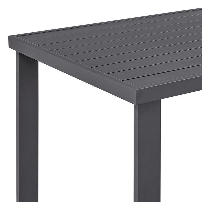 Menorca - Outdoor Patio Bar Height Dining Table - Aluminum