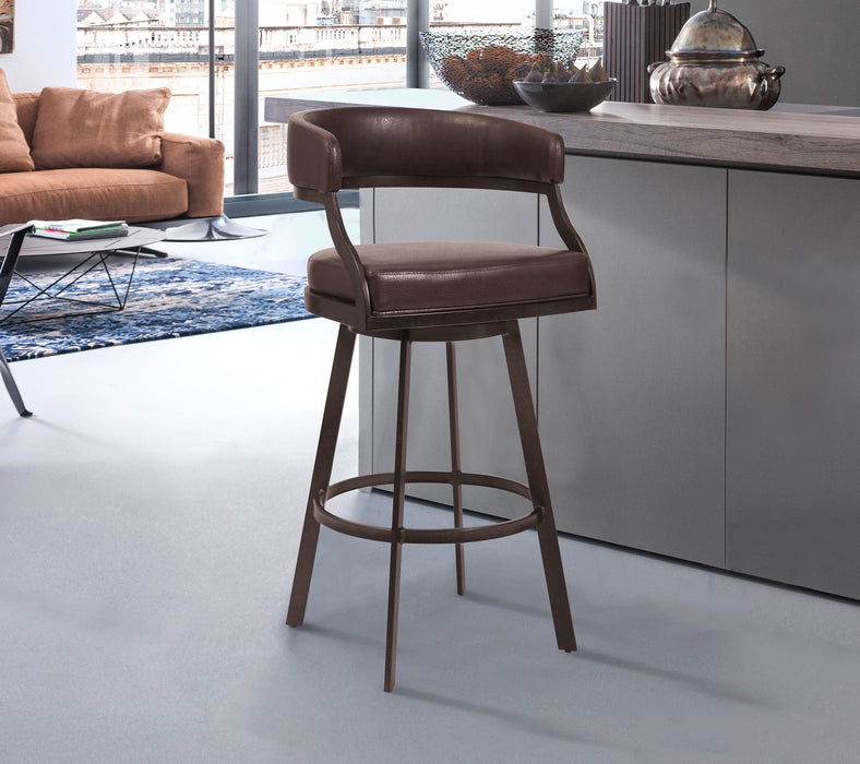 Saturn - Swivel Bar Stool - Auburn Bay Legs