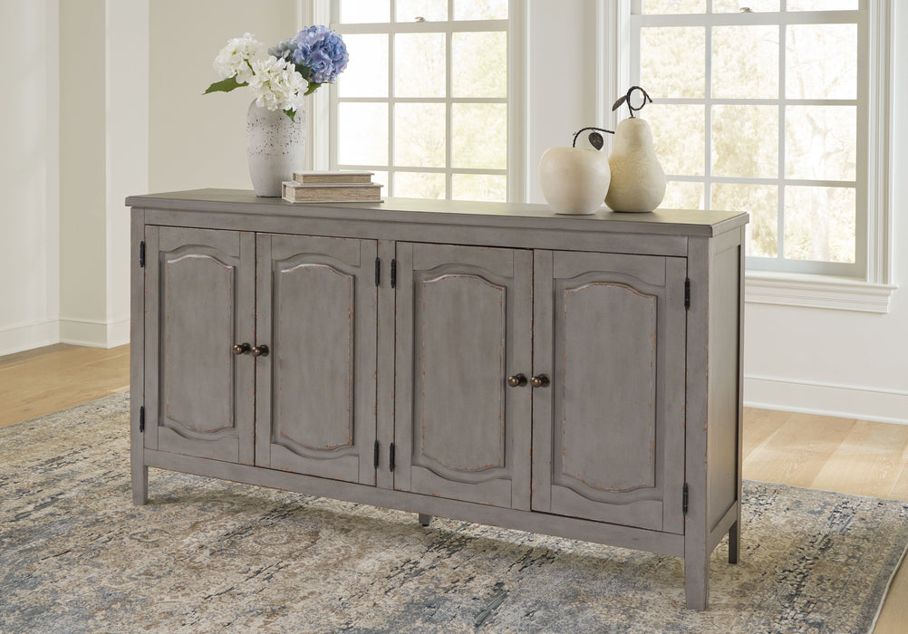 Charina - Antique Gray - Accent Cabinet Sacramento Furniture Store Furniture store in Sacramento