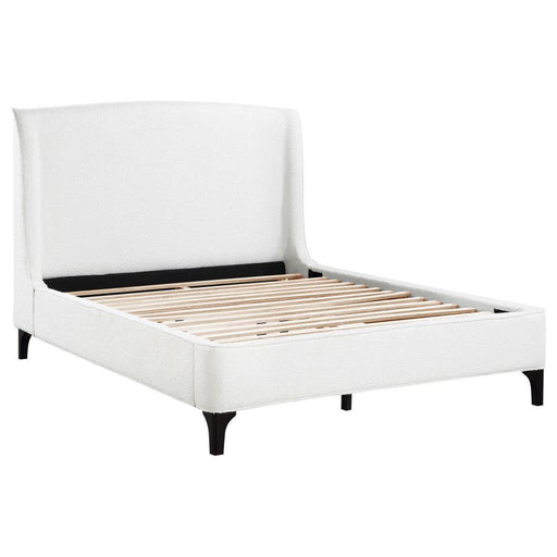 Mosby - Upholstered Curved Headboard Platform Bed Sacramento Furniture Store Furniture store in Sacramento