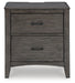 Montillan - Grayish Brown - Two Drawer Night Stand Sacramento Furniture Store Furniture store in Sacramento