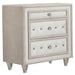 Antonella - 3-Drawer Upholstered Nightstand Sacramento Furniture Store Furniture store in Sacramento