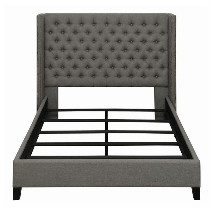 Bancroft - Demi-wing Upholstered Bed Sacramento Furniture Store Furniture store in Sacramento