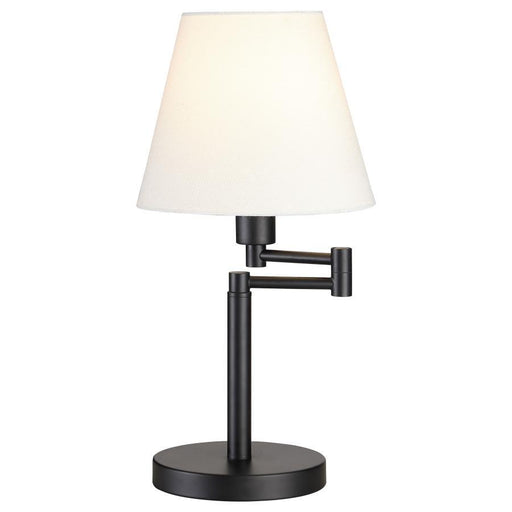 Colombe - Rotatable Frame Table Lamp - Off White And Matte Black Sacramento Furniture Store Furniture store in Sacramento