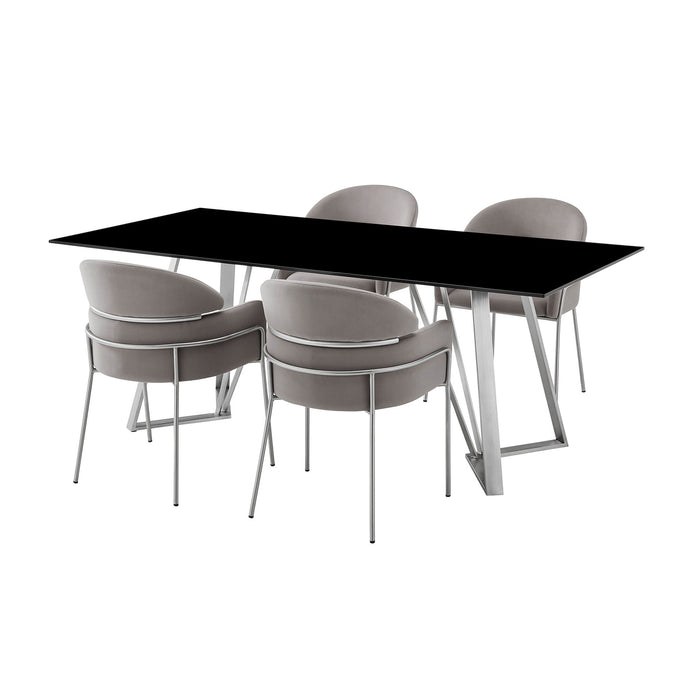 Cressida And Portia - Rectangular Dining Set