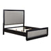 Nicola - Ek Bed - Silver PU & Black Finish Sacramento Furniture Store Furniture store in Sacramento