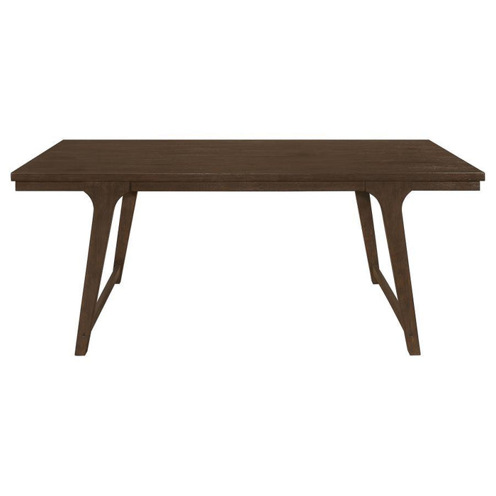 Reynolds - Rectangular Dining Table - Brown Oak Sacramento Furniture Store Furniture store in Sacramento