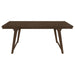 Reynolds - Rectangular Dining Table - Brown Oak Sacramento Furniture Store Furniture store in Sacramento