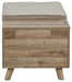 Gerdanet - Beige - Storage Bench Sacramento Furniture Store Furniture store in Sacramento