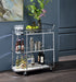 Inyo - Serving Cart - Clear Glass & Chrome Finish Sacramento Furniture Store Furniture store in Sacramento