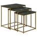 Medora - 3-Piece Nesting Table With Marble Top Sacramento Furniture Store Furniture store in Sacramento