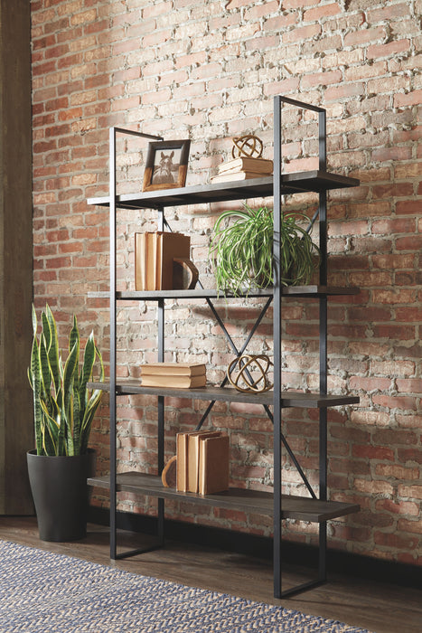 Gilesgrove - Black / Gray - Bookcase Sacramento Furniture Store Furniture store in Sacramento