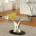 Valo - Coffee Table - Satin Plated / Black Sacramento Furniture Store Furniture store in Sacramento