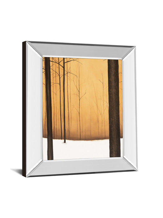 Golden Twilight By St. Germain - Mirror Framed Print Wall Art - Orange