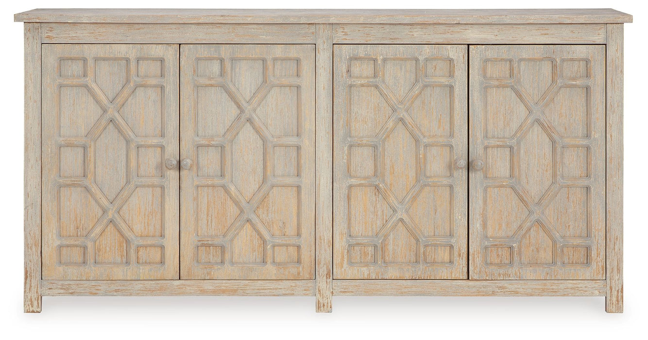 Caitrich - Distressed Blue - Accent Cabinet Sacramento Furniture Store Furniture store in Sacramento