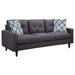 Watsonville - Tufted Back Sofa - Gray Sacramento Furniture Store Furniture store in Sacramento