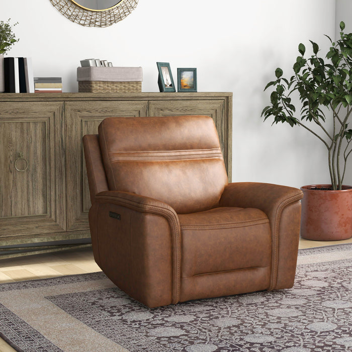 Cooper - Swivel Glider Recliner P3 - Camel