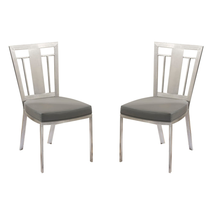 Cleo - Contemporary Dining Chair (Set of 2) - Gray