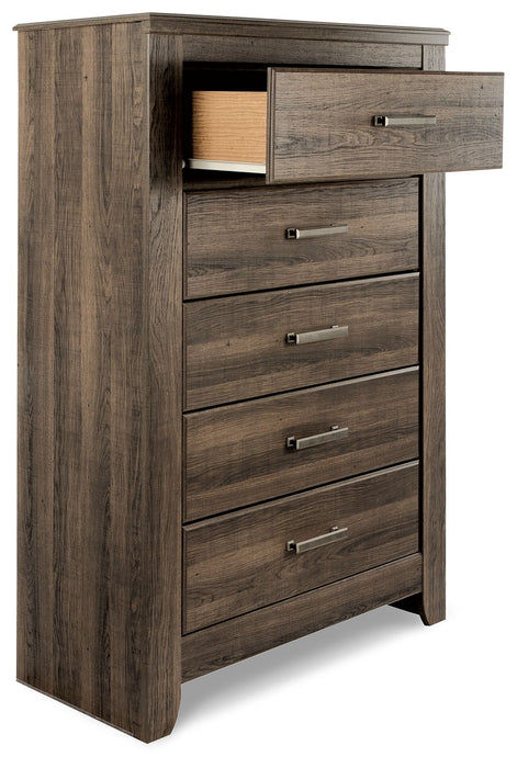 Juararo - Dark Brown - Five Drawer Chest Sacramento Furniture Store Furniture store in Sacramento