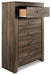 Juararo - Dark Brown - Five Drawer Chest Sacramento Furniture Store Furniture store in Sacramento