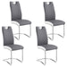 Brooklyn - Upholstered Side Chairs With S-Frame (Set of 4) - Gray And White Sacramento Furniture Store Furniture store in Sacramento