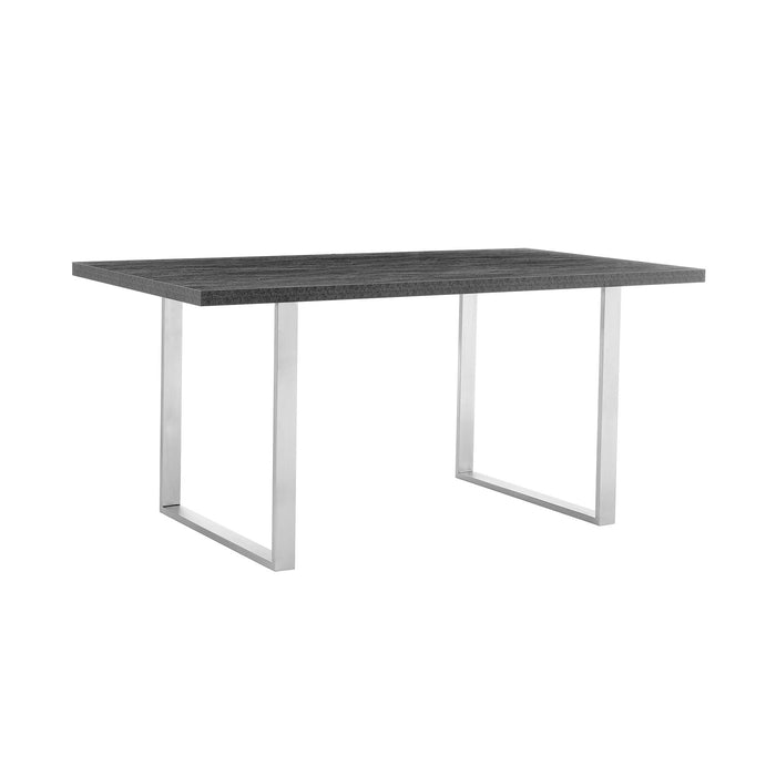 Fenton - Dining Table - Brushed Steel