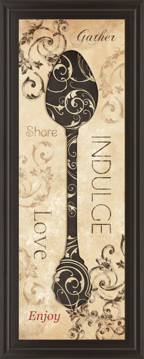 Indulge By Dee Dee - Framed Print Wall Art - Black