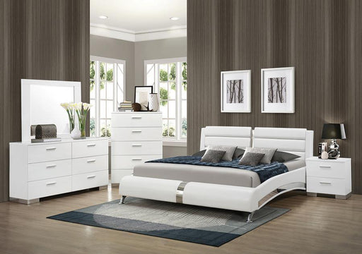 Jeremaine - Contemporary Upholstered Platform Bed Bedroom Set Sacramento Furniture Store Furniture store in Sacramento