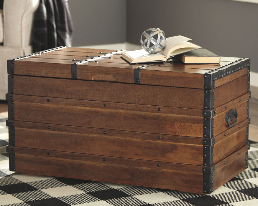 Kettleby - Brown - Storage Trunk Sacramento Furniture Store Furniture store in Sacramento