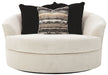 Cambri - Snow - Oversized Round Swivel Chair Sacramento Furniture Store Furniture store in Sacramento