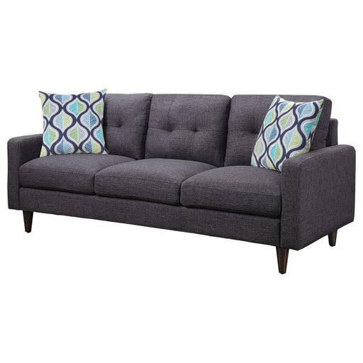 Watsonville - Tufted Back Sofa - Gray Sacramento Furniture Store Furniture store in Sacramento